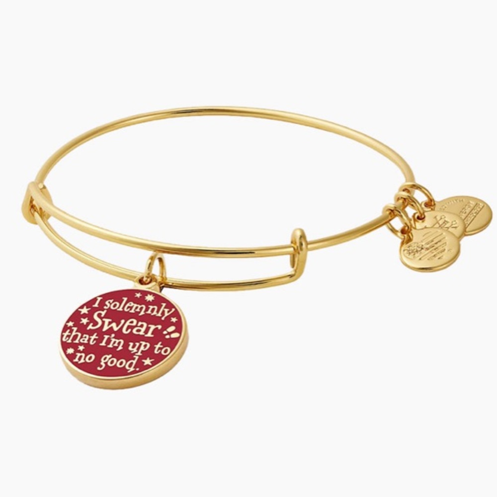 Alex & Ani Harry Potter Charm Bangle in Shiny Gold